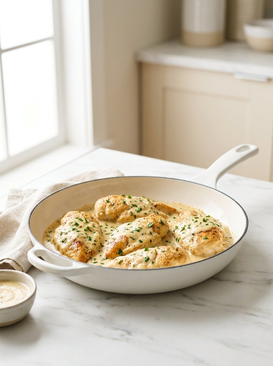 Creamy Garlic Chicken Recipe